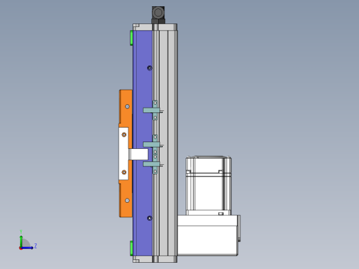 MCH丝杆全封闭MCH10-BM-200W左视缩略图