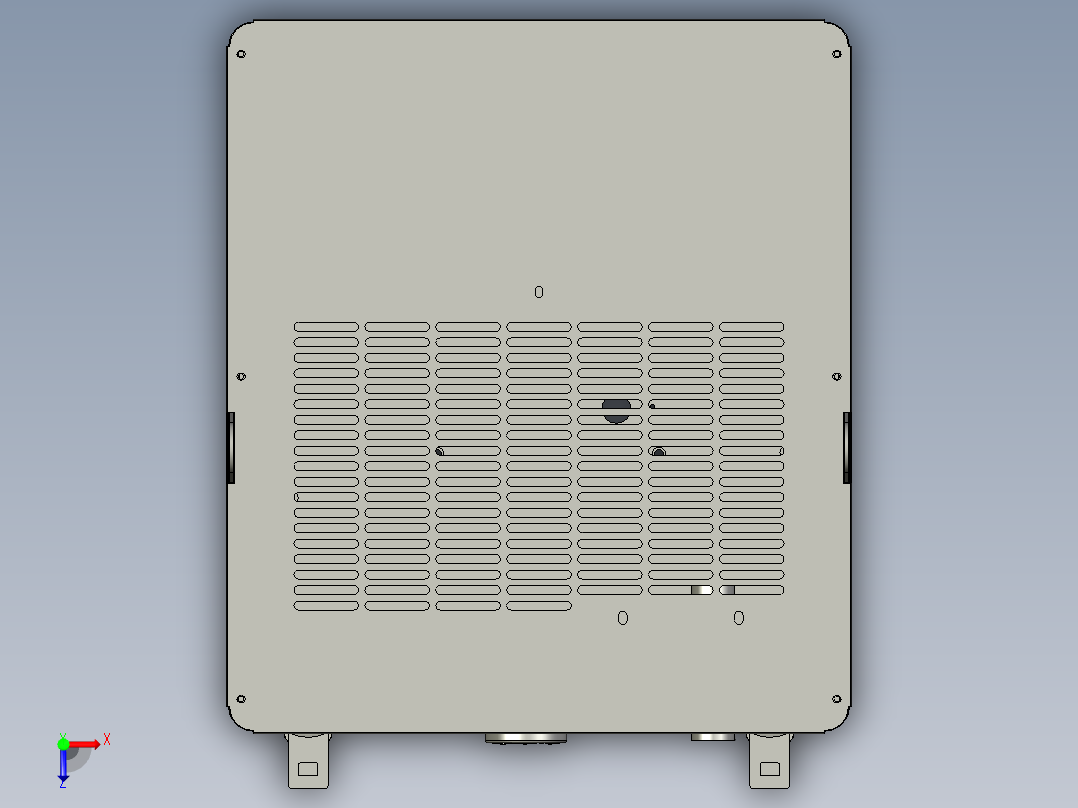 1.5P工业油冷机制冷液压站冷油机散热冷却器精密机械主轴油冷却冷水机俯视图