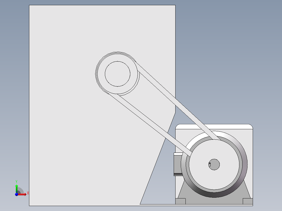 瓜果切片切丝机只做切丝前视图
