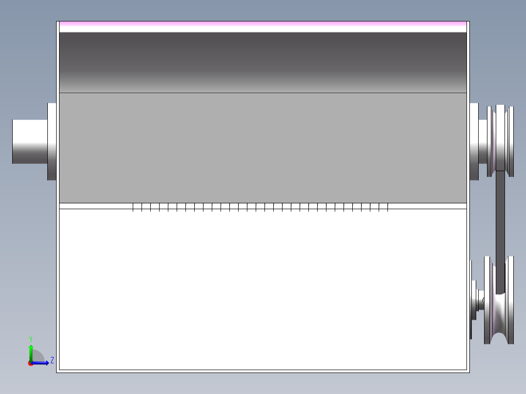 瓜果切片切丝机只做切丝左视图