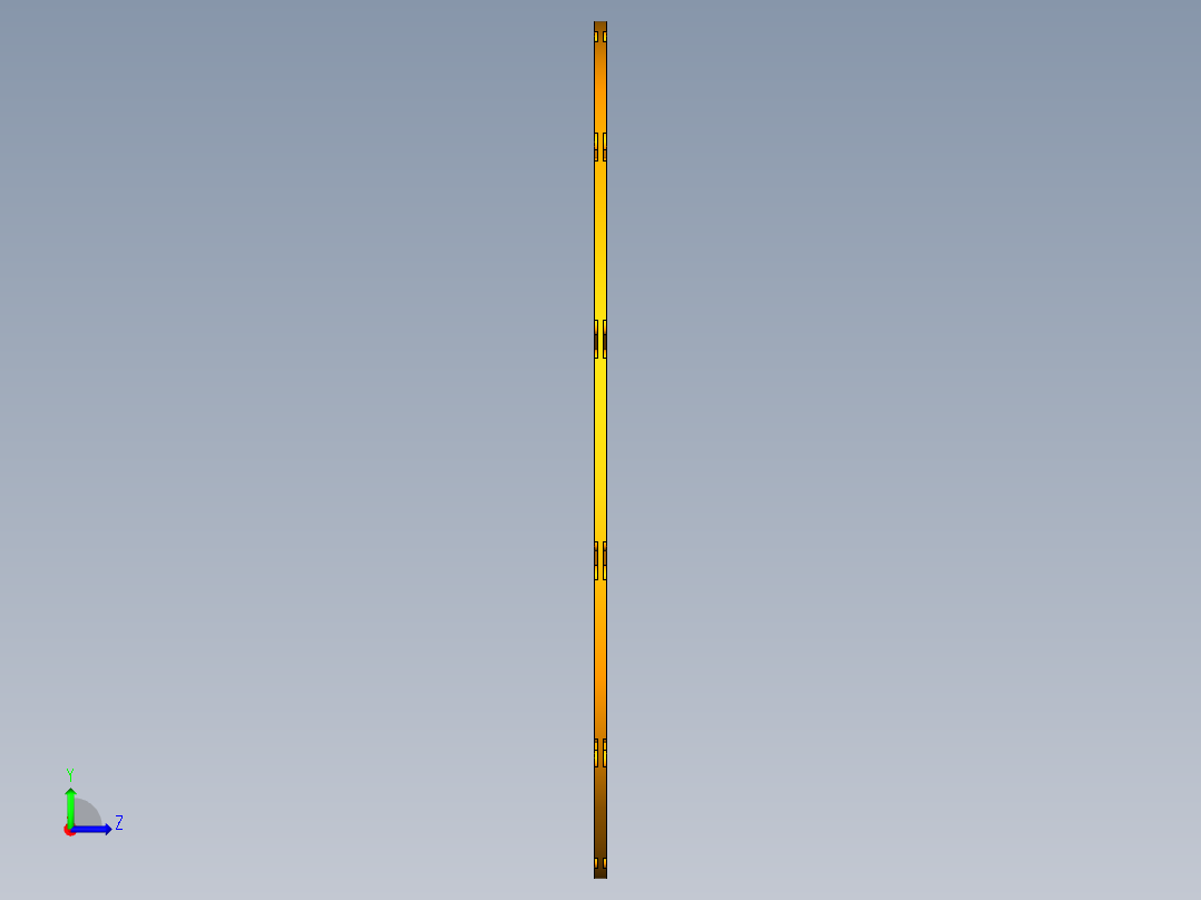 P105-汽车膜片离合器及摩擦片设计及三维UG建模左视图