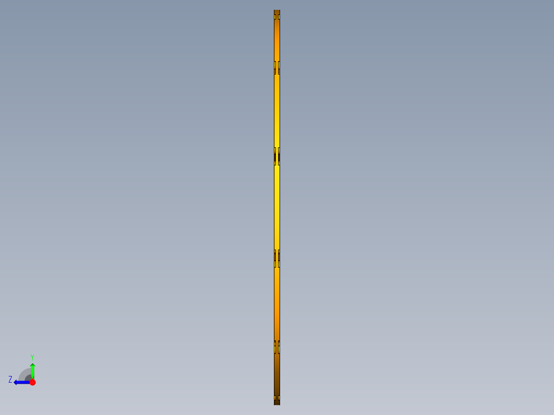 P105-汽车膜片离合器及摩擦片设计及三维UG建模右视图