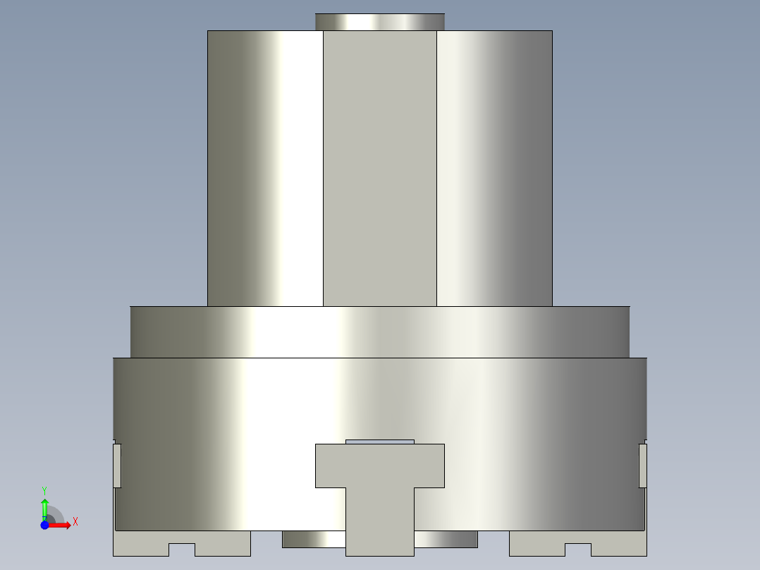 普通气爪PH02-25C前视图