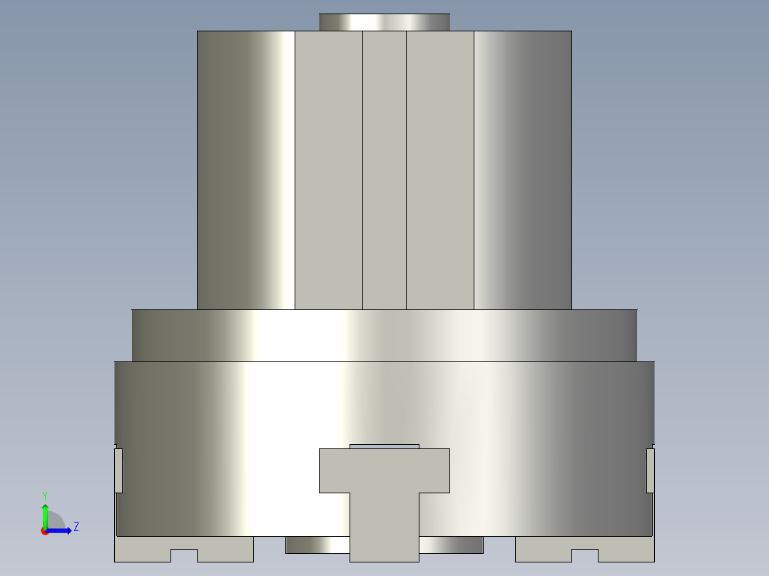普通气爪PH02-25C左视图