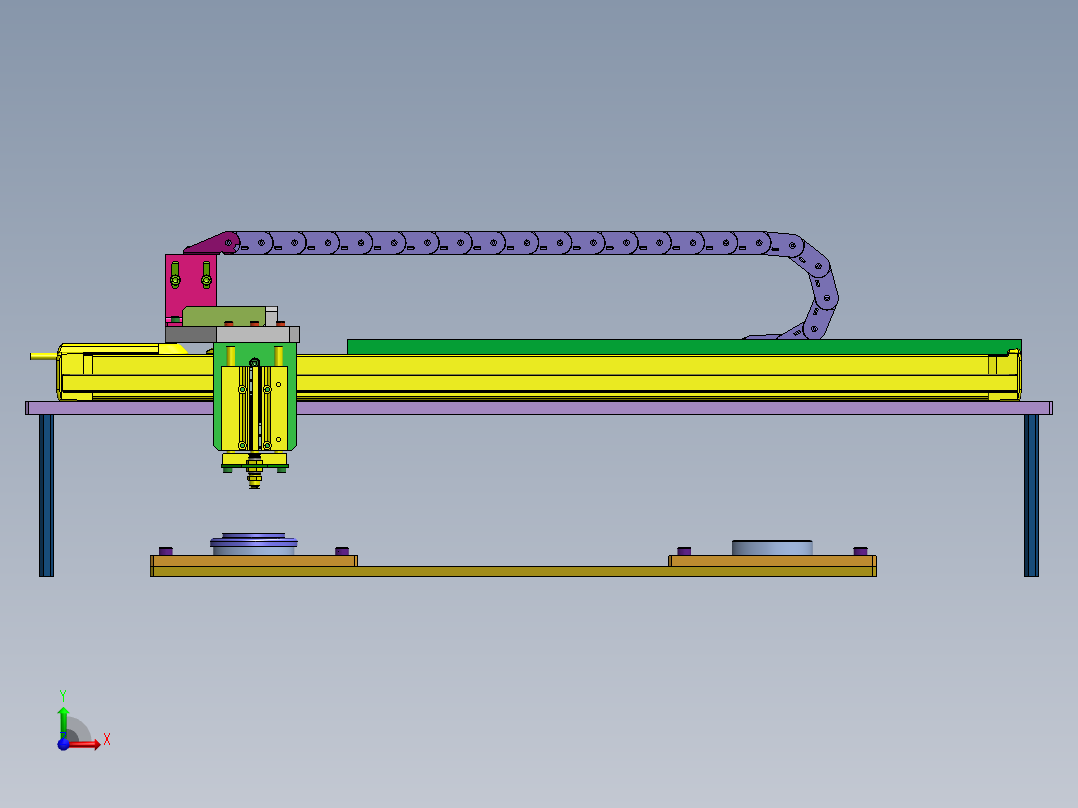 拾放装置（吸附头）前视图