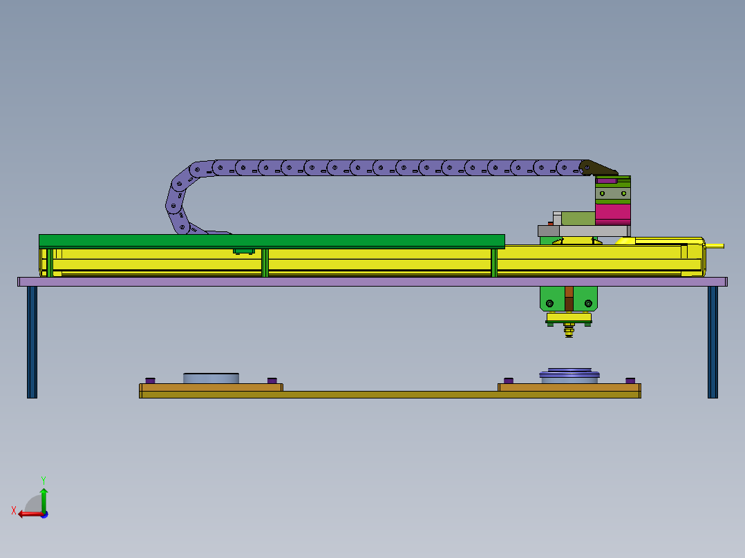 拾放装置（吸附头）后视图