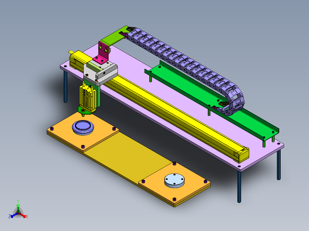 拾放装置（吸附头）正等轴测图