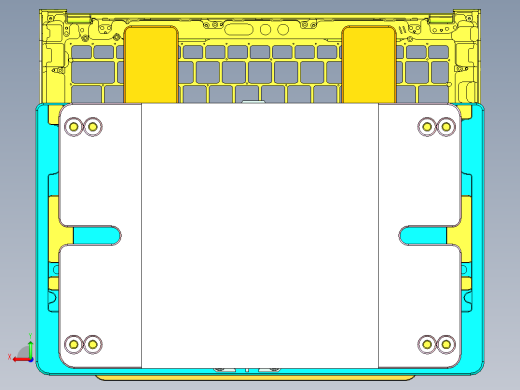 UX301-C笔记本CNC工装夹具三维模型-CNC7后视缩略图