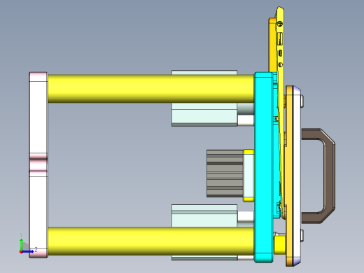 UX301-C笔记本CNC工装夹具三维模型-CNC7左视缩略图