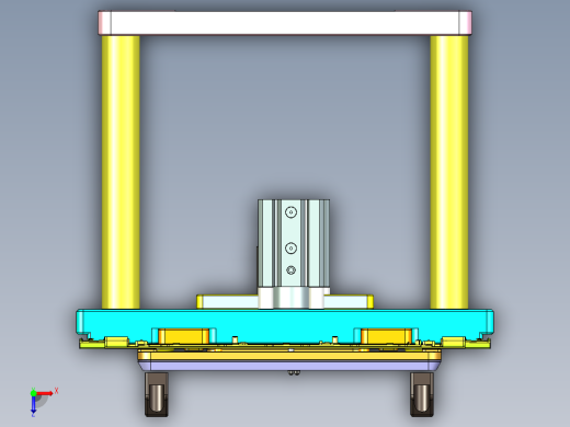 UX301-C笔记本CNC工装夹具三维模型-CNC7俯视缩略图