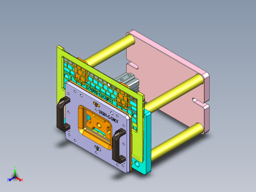 UX301-C笔记本CNC工装夹具三维模型-CNC7正等轴测缩略图
