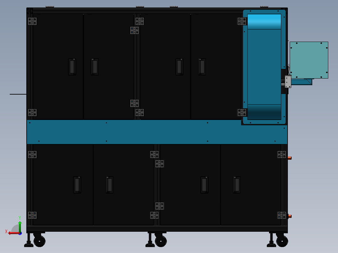 能源线刷剪设备sw18可编辑后视图