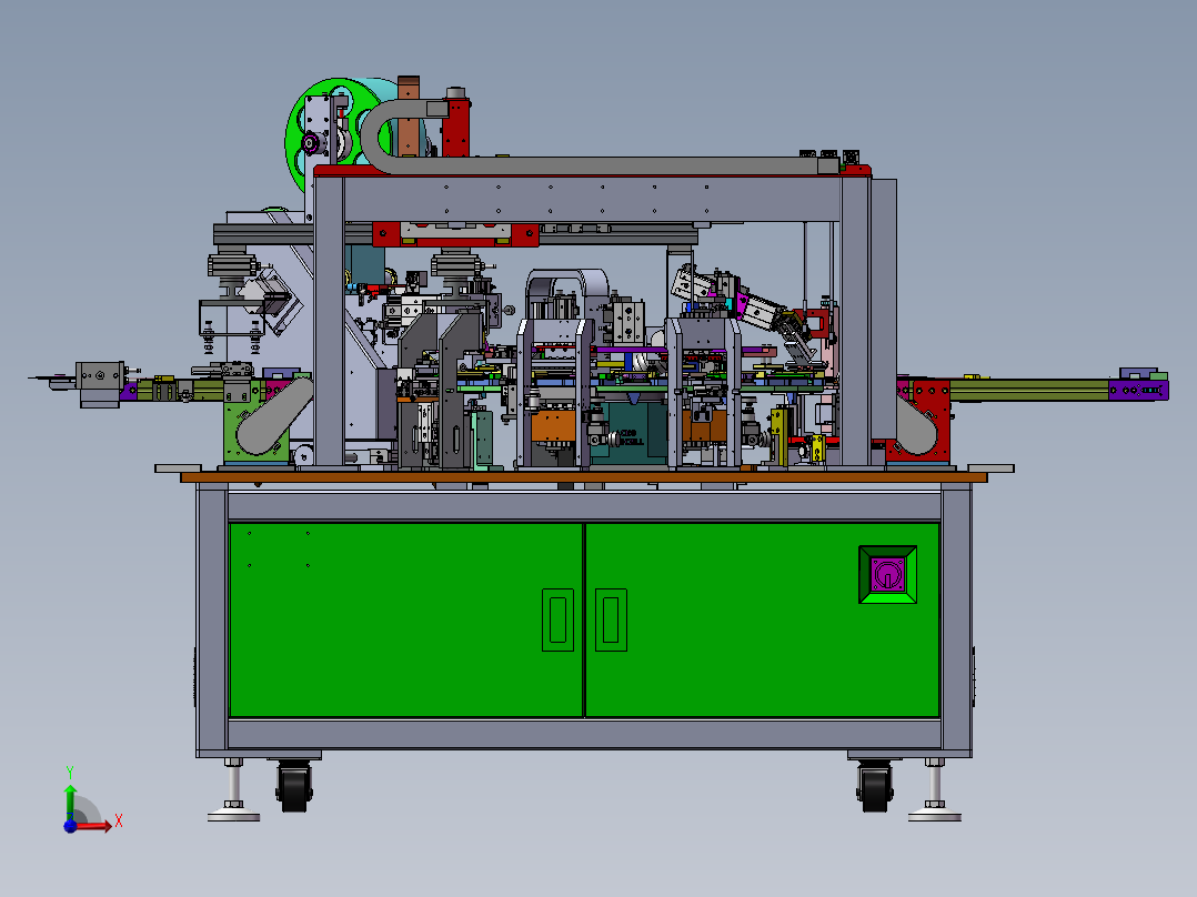 自动PCM板胶纸机sw18前视图