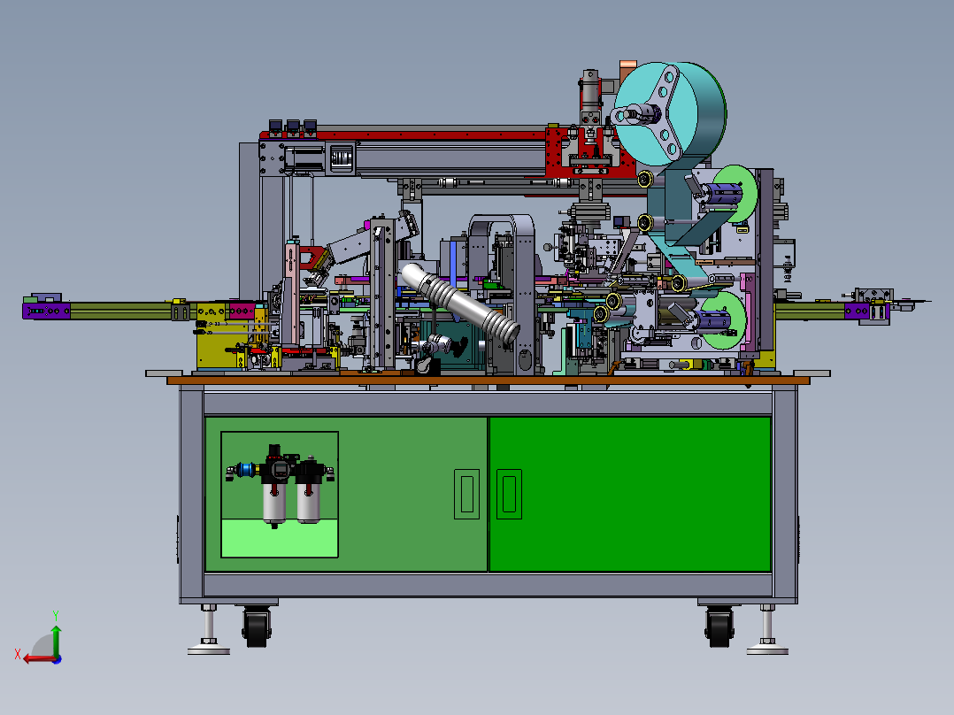 自动PCM板胶纸机sw18后视图