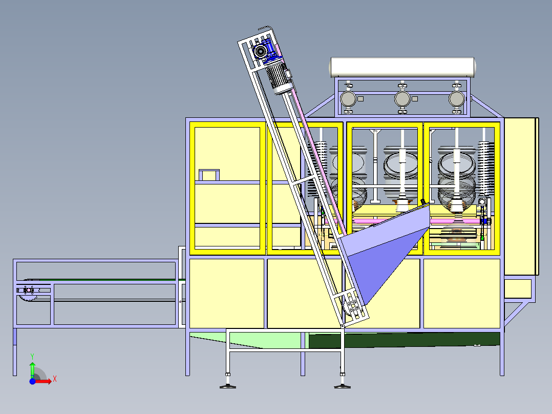 B2003913-20升水灌装装置前视图