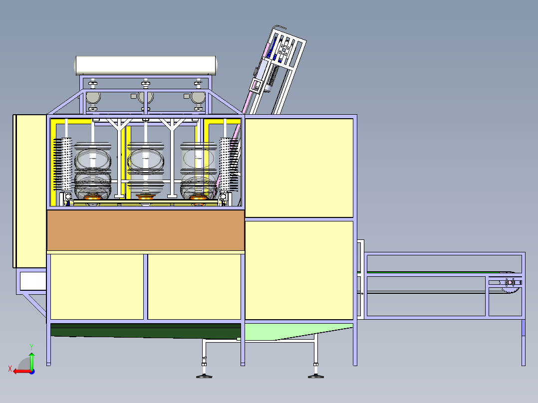 B2003913-20升水灌装装置后视图