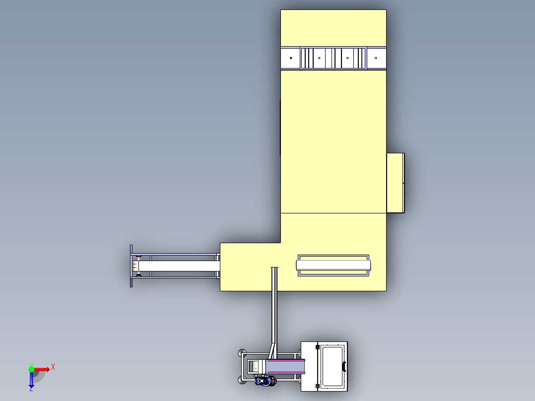 B2003913-20升水灌装装置俯视图