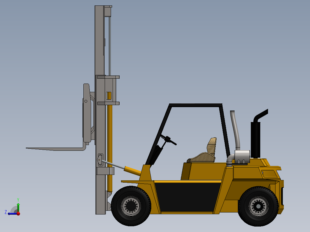 叉车、 叉车 SW igs(3)右视图