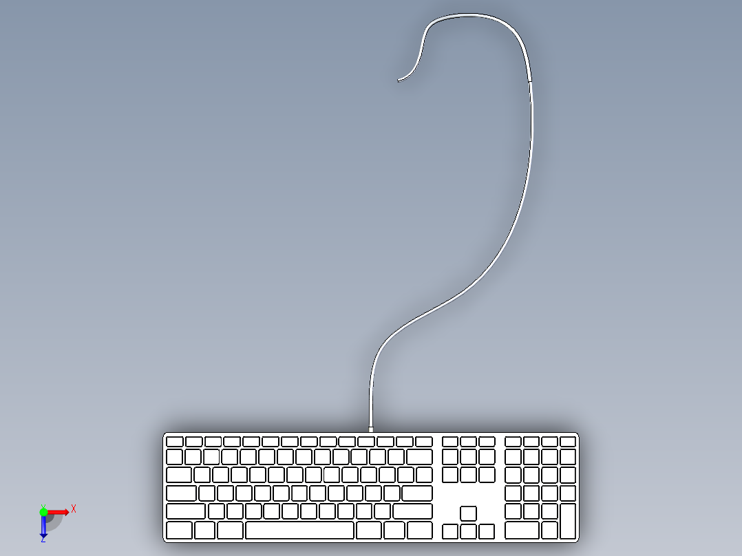 电脑、笔记本(4)俯视图