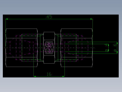 PARKER管接头EO Union G06SMS_front