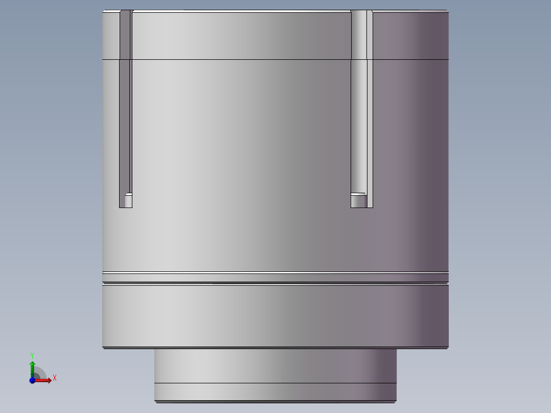 一体化关节模组三维SW源文件前视图