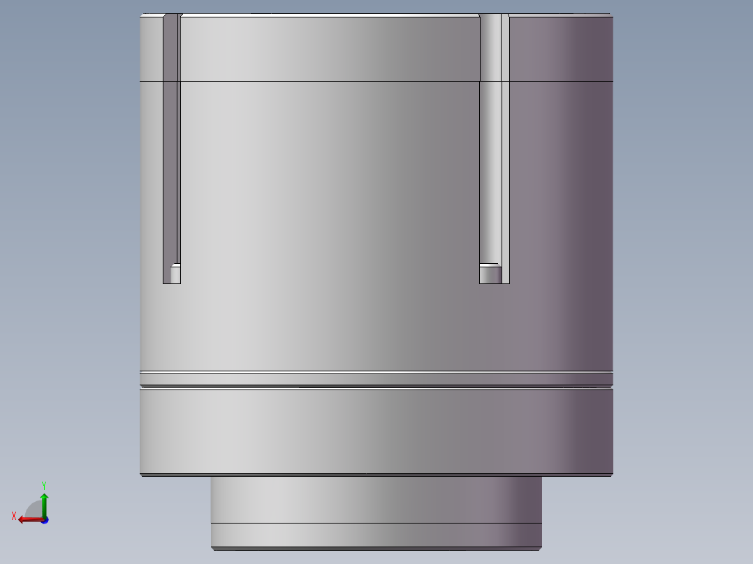 一体化关节模组三维SW源文件后视图