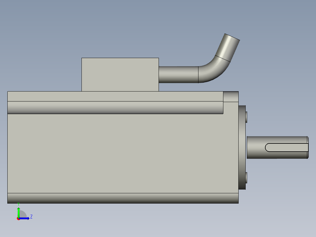 C-08-001-00SGMJV01ADA21电机左视图