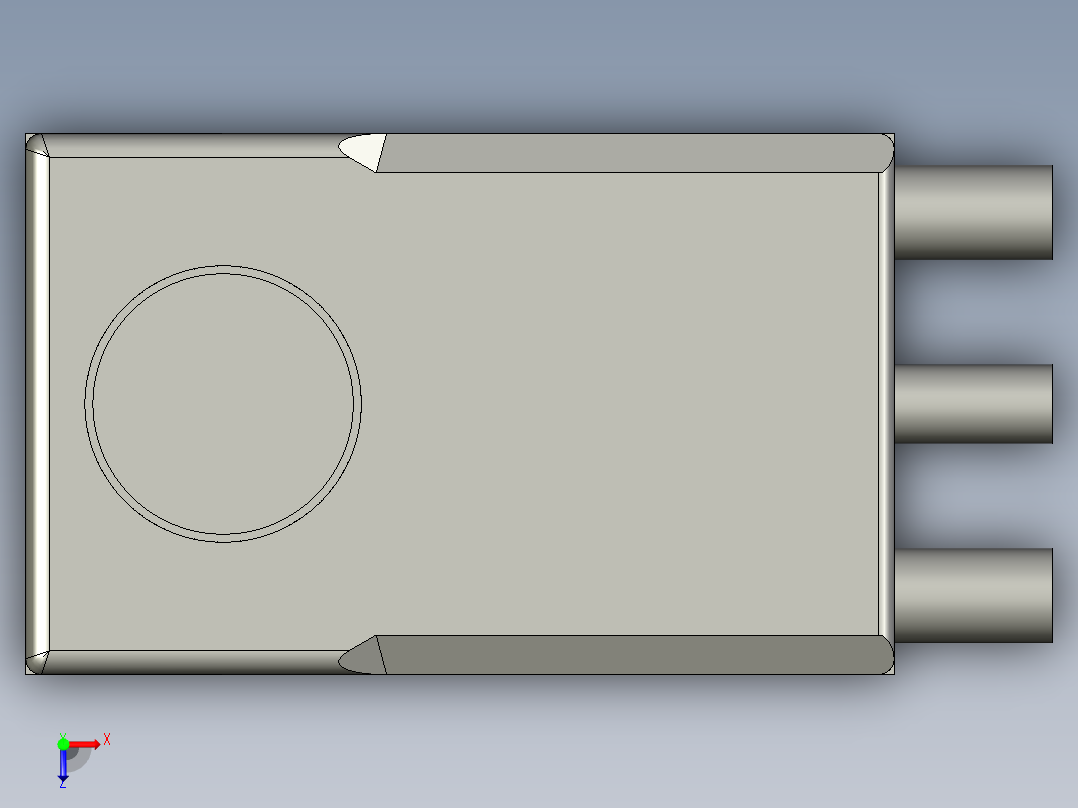 V1凌华相机-底壳-相机-维修线V11俯视图