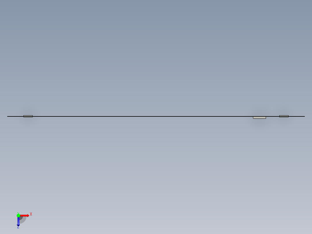 光栅尺子A-9793-0100-A俯视图