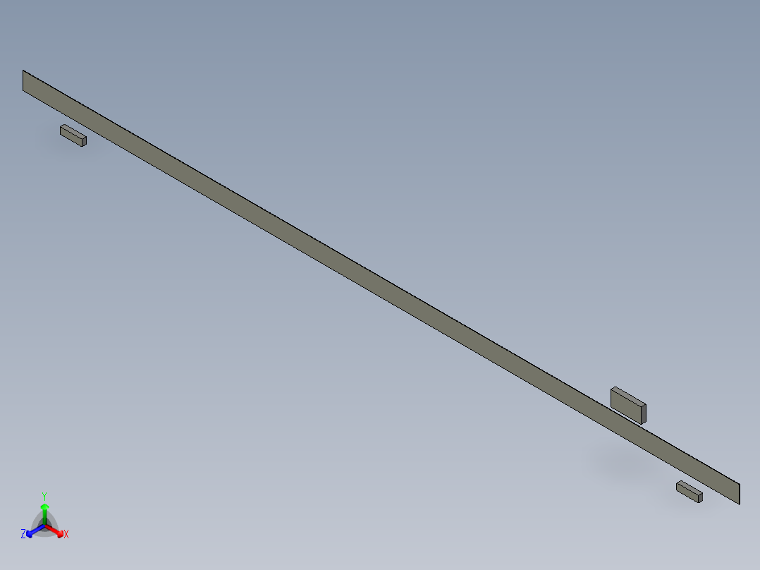 光栅尺子A-9793-0100-A正等轴测图