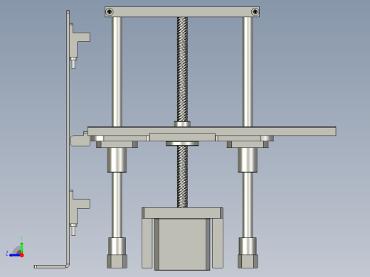 托料机构右视缩略图
