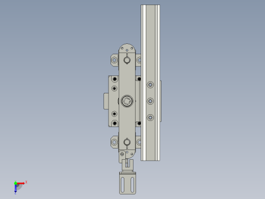 托料机构俯视缩略图