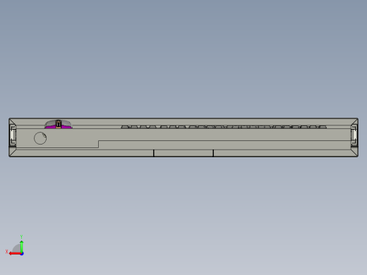 带抽屉滑轨的键盘架组装后视缩略图