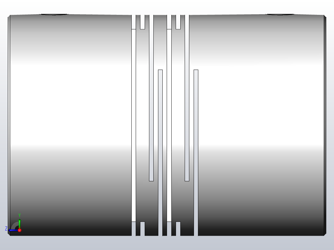 LK7系列 定位螺丝固定平行式（弹性联轴器）[LK7-63]右视图