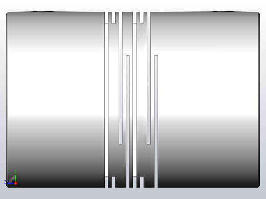 LK7系列 定位螺丝固定平行式（弹性联轴器）[LK7-63]右视缩略图