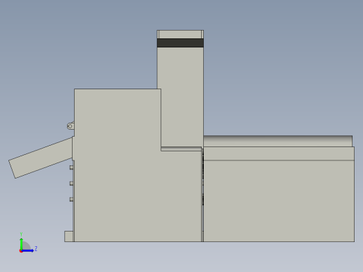 连续进出的洗瓶机左视缩略图