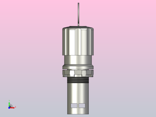 18钥匙旋钮开关3D模型前视缩略图