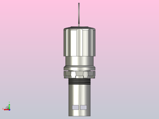 18钥匙旋钮开关3D模型后视缩略图