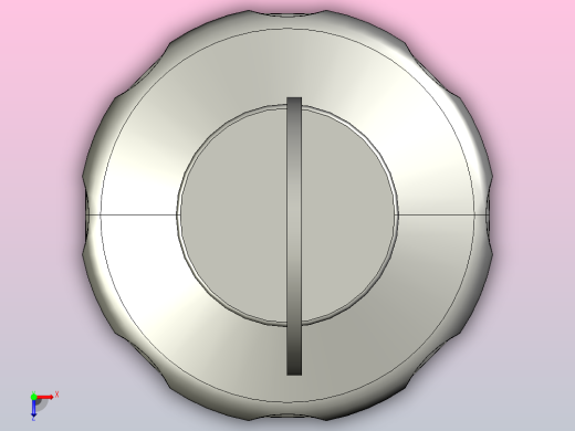 18钥匙旋钮开关3D模型俯视缩略图