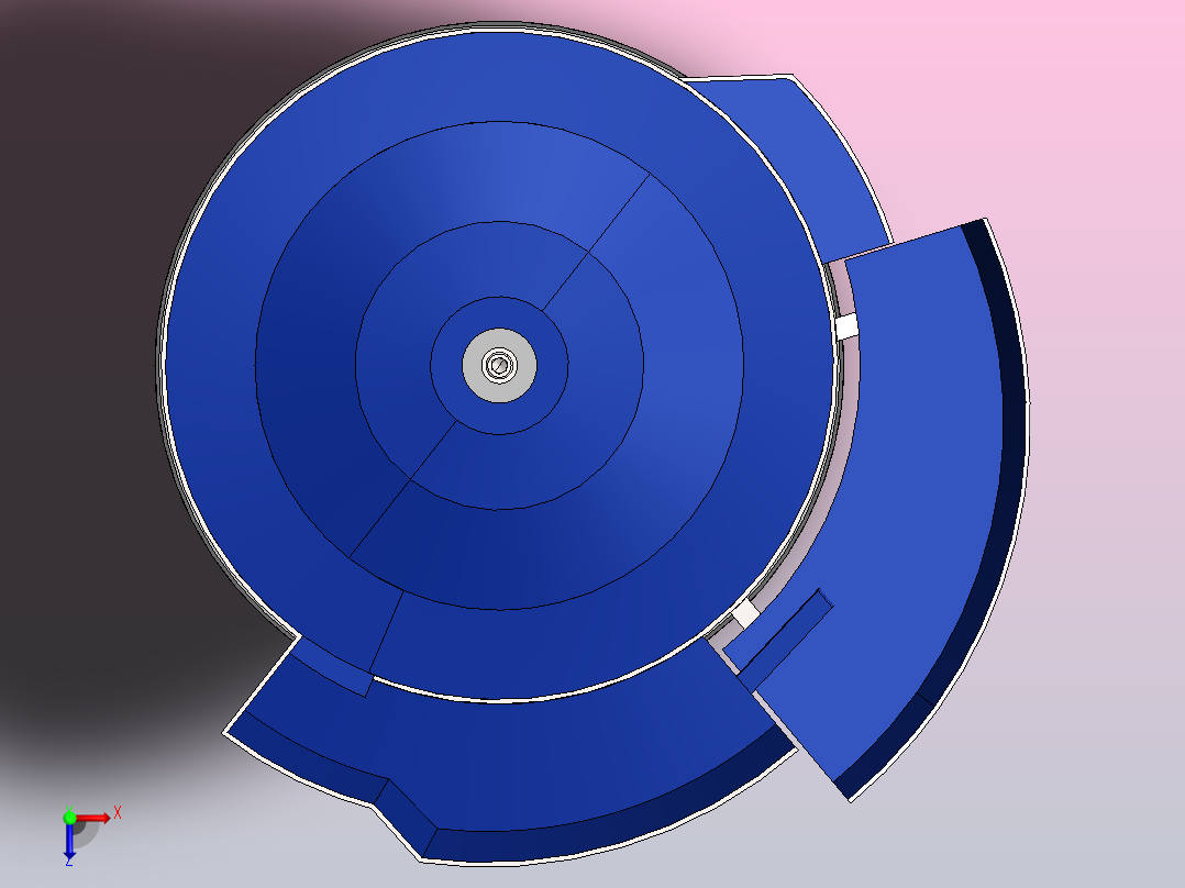 振动碗给料机51俯视图