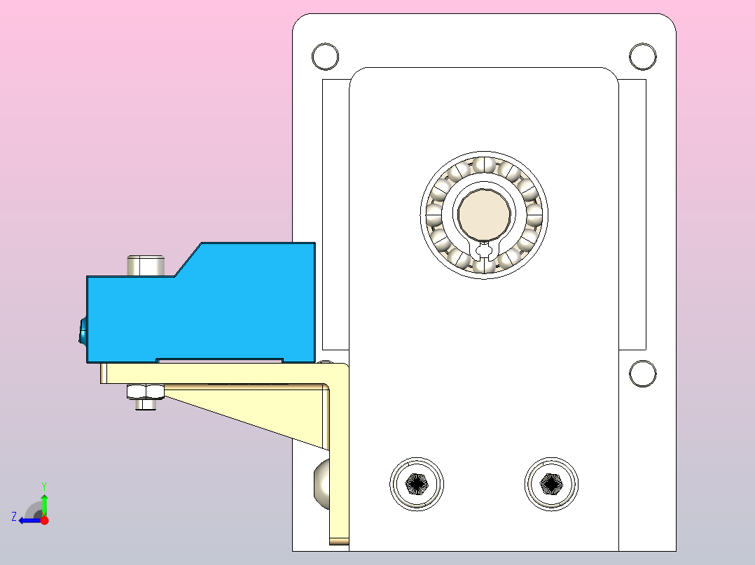 FSL40 直线模组[FSL40 E700 10C7-BC-B57]右视图