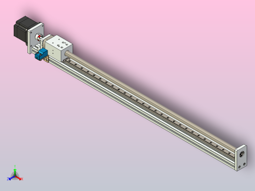 FSL40 直线模组[FSL40 E700 10C7-BC-B57]正等轴测缩略图