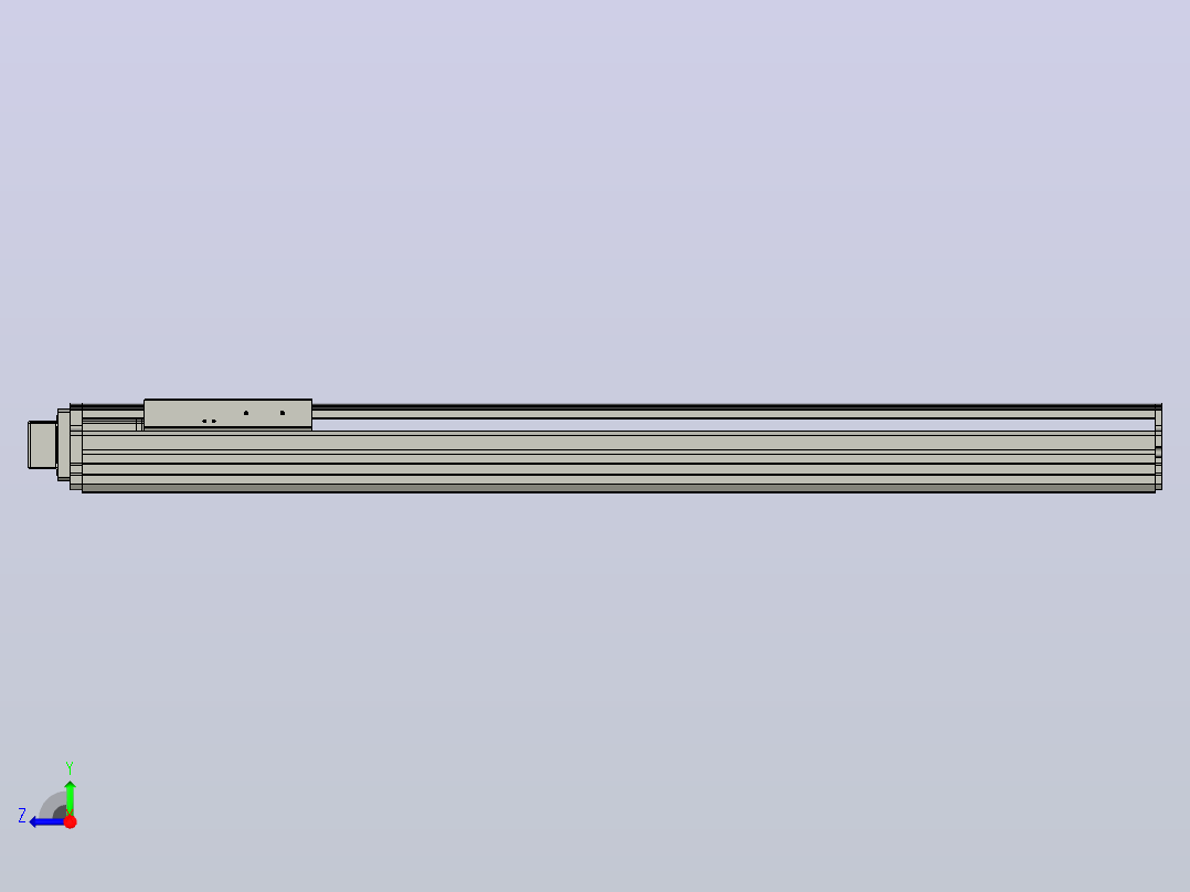 MT136BS半封闭丝杆滑台[MT136BS.L#.650.BR.P40.C3]右视图