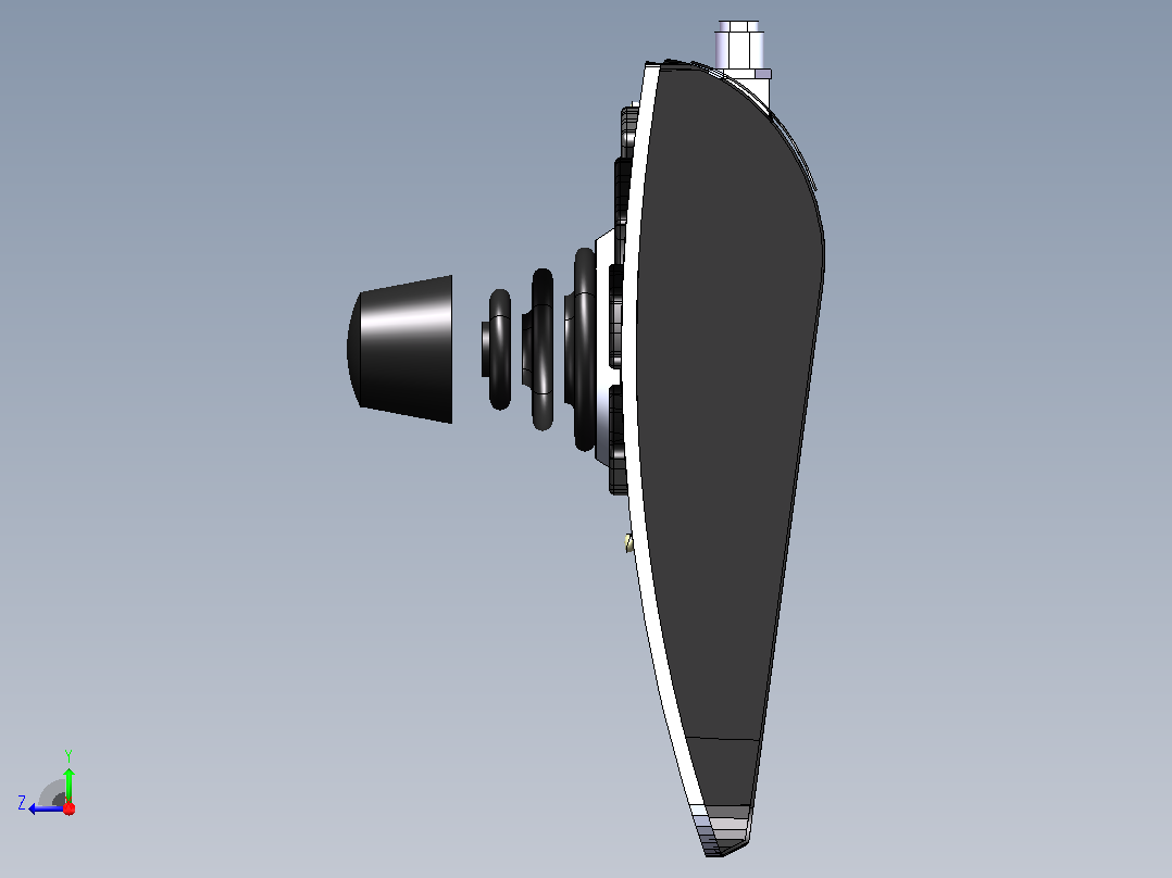 3轴控制器 X-JOY3右视图
