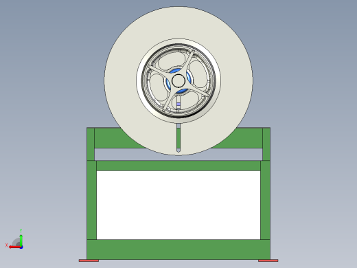 缠绕机 绕线机wire-winding-machine-1831-模型格式为 x_t stp后视缩略图