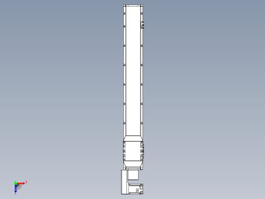 机器人皮带驱动直线轴TPA-GCB-150-P80-L950-QL-M75-N3俯视缩略图