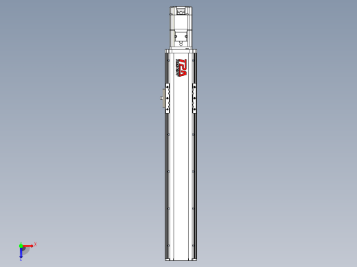 日规模组半封闭丝杆TPA-HNR-85D-1610C-L350-M-Y-P20-N3俯视缩略图