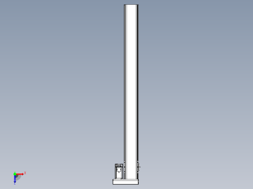 日规模组半封闭丝杆TPA-HNR-110D-1610C-L1150-ML-C-P40-N3俯视缩略图