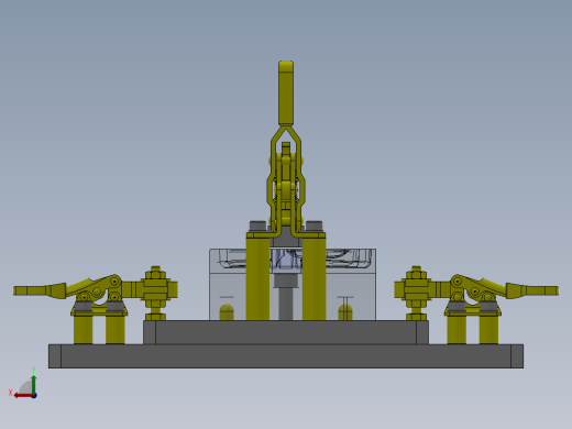 工件夹紧夹具后视缩略图