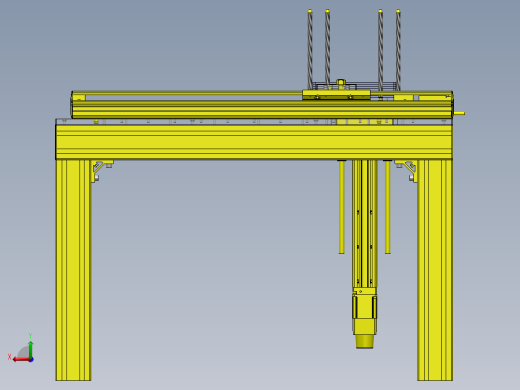 使用了单轴机器人的轻载传送装置后视缩略图